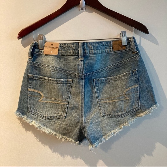 AMERICAN  EAGLE OUTFITTERS High Rise Festival Sz 4 NWT - Picture 4 of 6